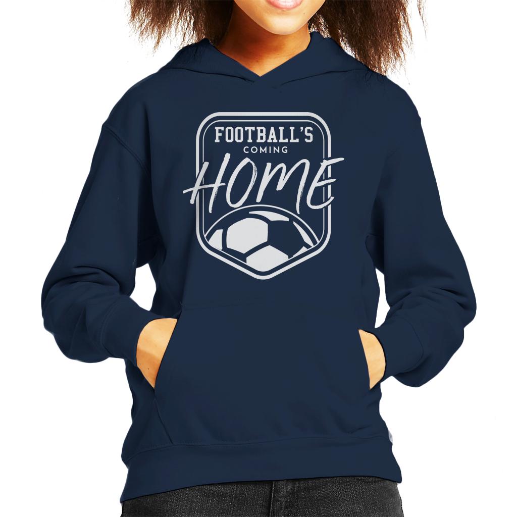 Football's Coming Home White Badge Kid's Hooded Sweatshirt product image 4