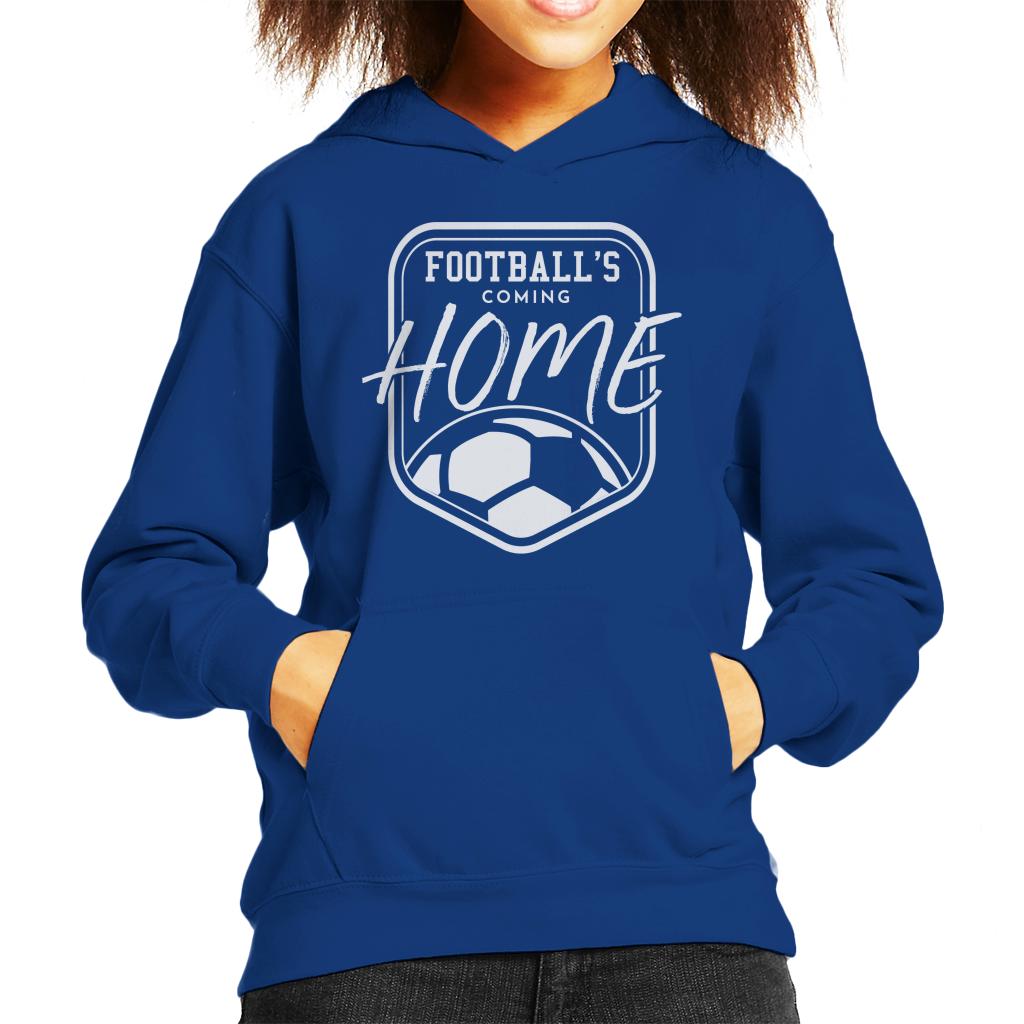 Football's Coming Home White Badge Kid's Hooded Sweatshirt product image 6