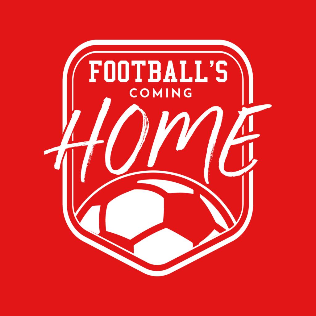 Football's Coming Home White Badge Kid's Hooded Sweatshirt product image 9