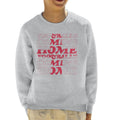 Football's Coming Home Cascade Flag Outline Kid's Sweatshirt product image 1