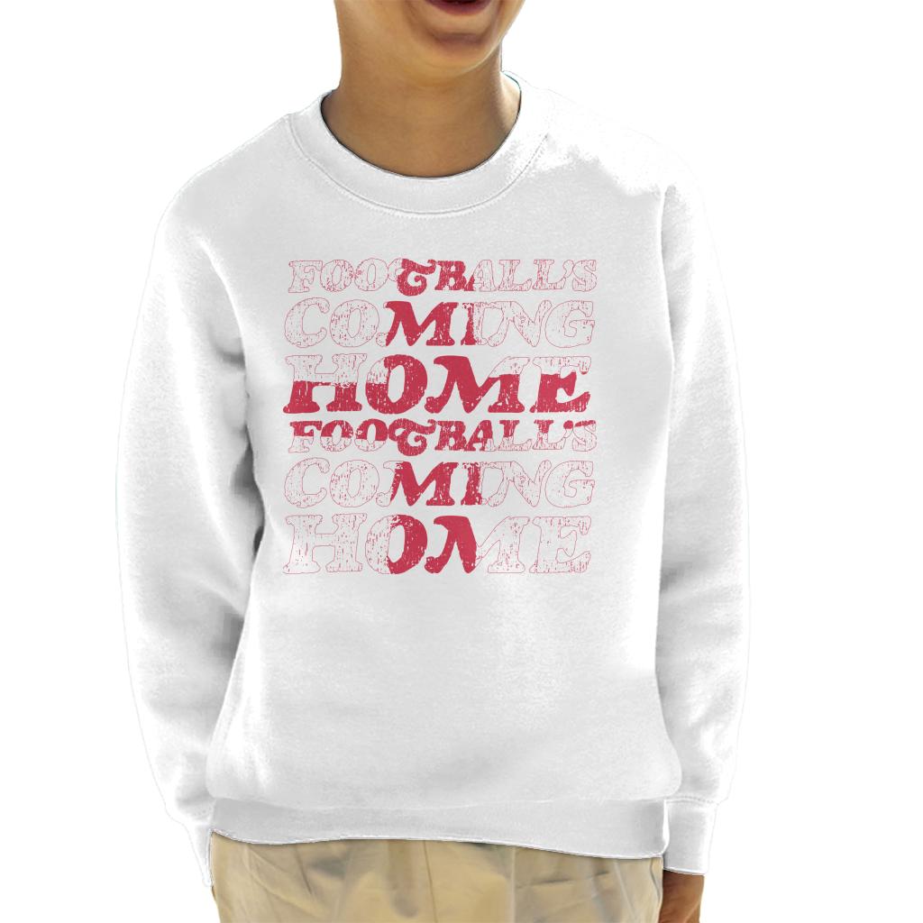 Football's Coming Home Cascade Flag Outline Kid's Sweatshirt product image 4