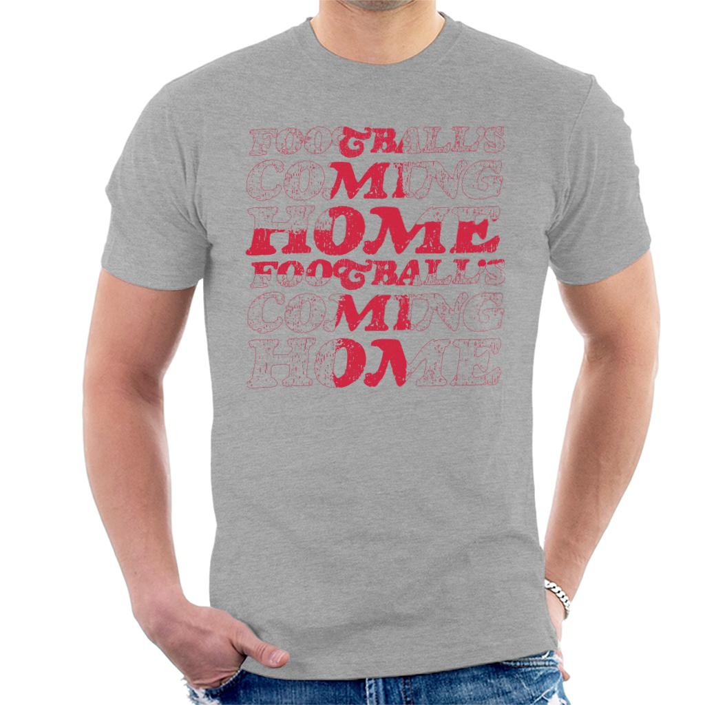 Football's Coming Home Cascade Flag Outline Men's T-Shirt product image 1