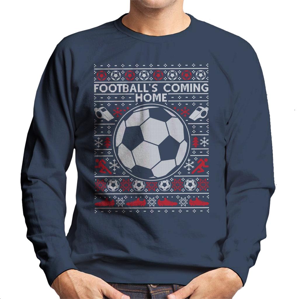 Football's Coming Home Christmas Knit Men's Sweatshirt product image 6