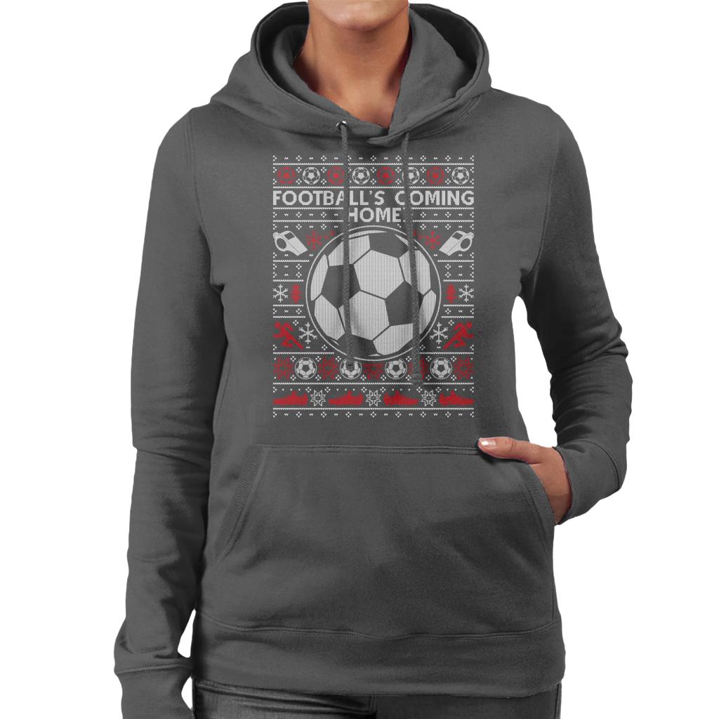 Football's Coming Home Christmas Knit Women's Hooded product image 4