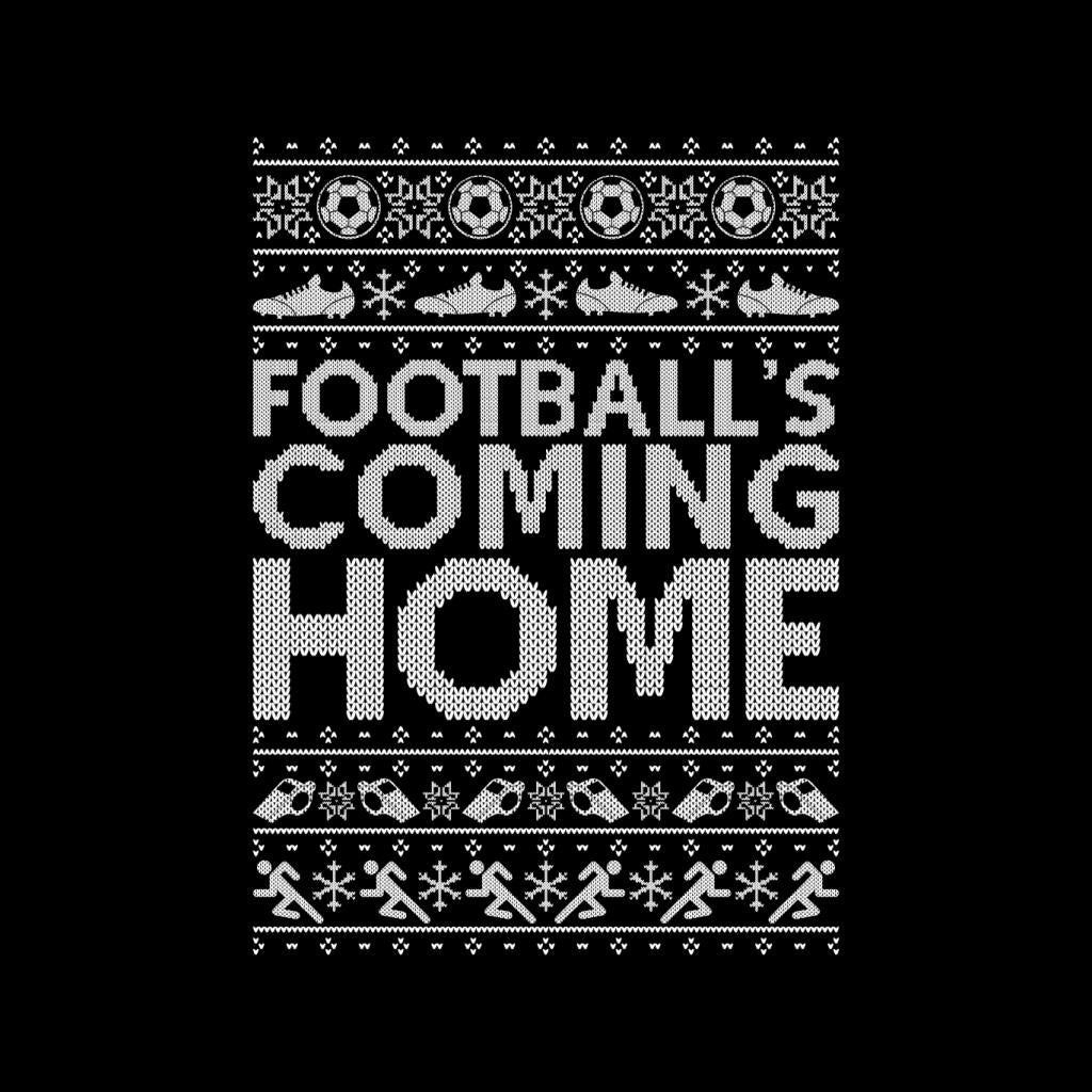 Football's Coming Home Christmas Text Knit Women's Hooded product image 2