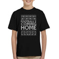 Football's Coming Home Christmas Text Knit Kid's T-Shirt product image 1