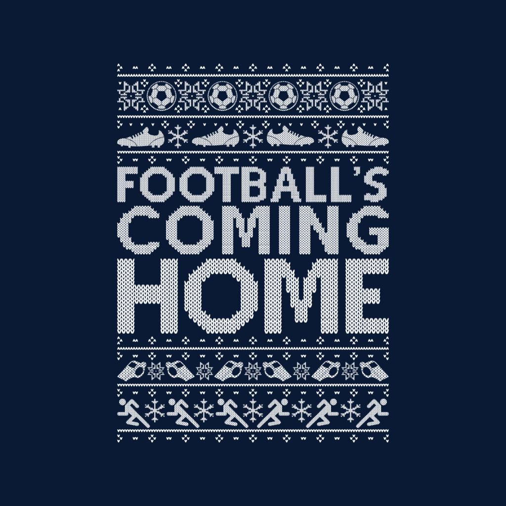 Football's Coming Home Christmas Text Knit Men's T-Shirt product image 5