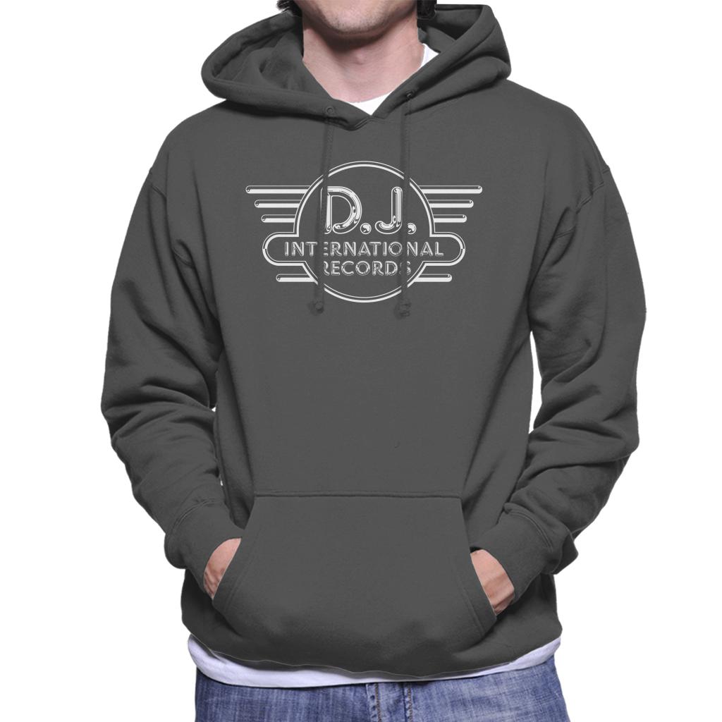 DJ International Records Logo Men's Hooded Sweatshirt product image 4