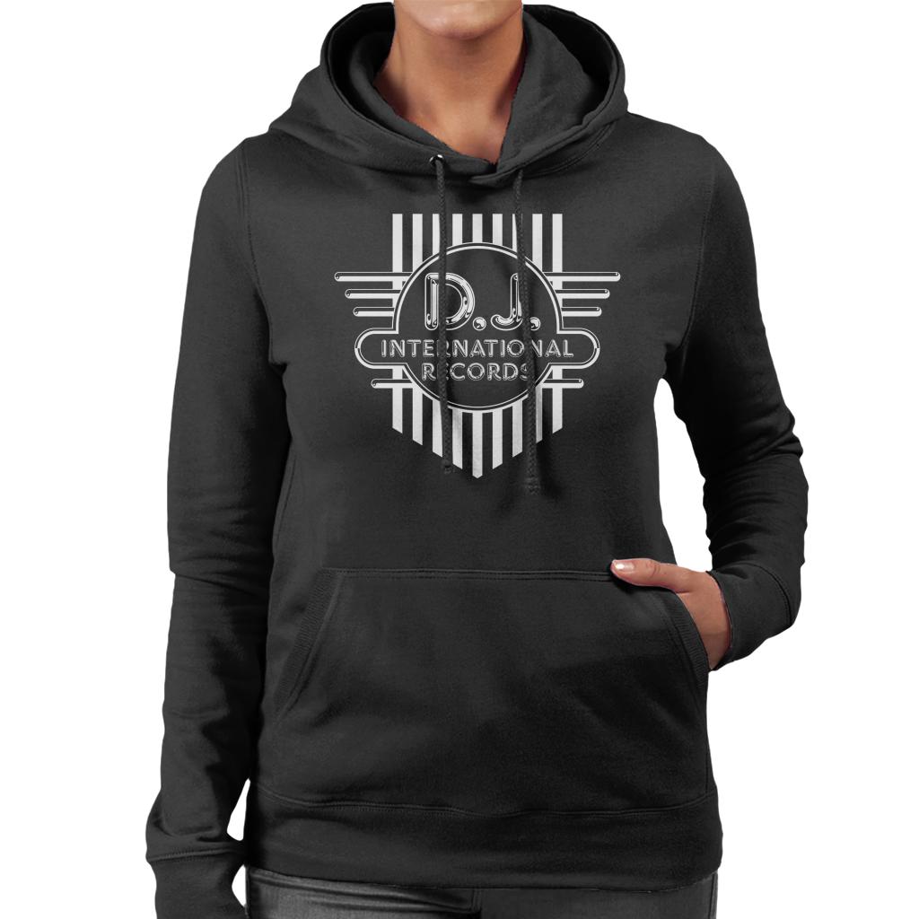 DJ International Records Cross Logo Women's Hooded product image 1
