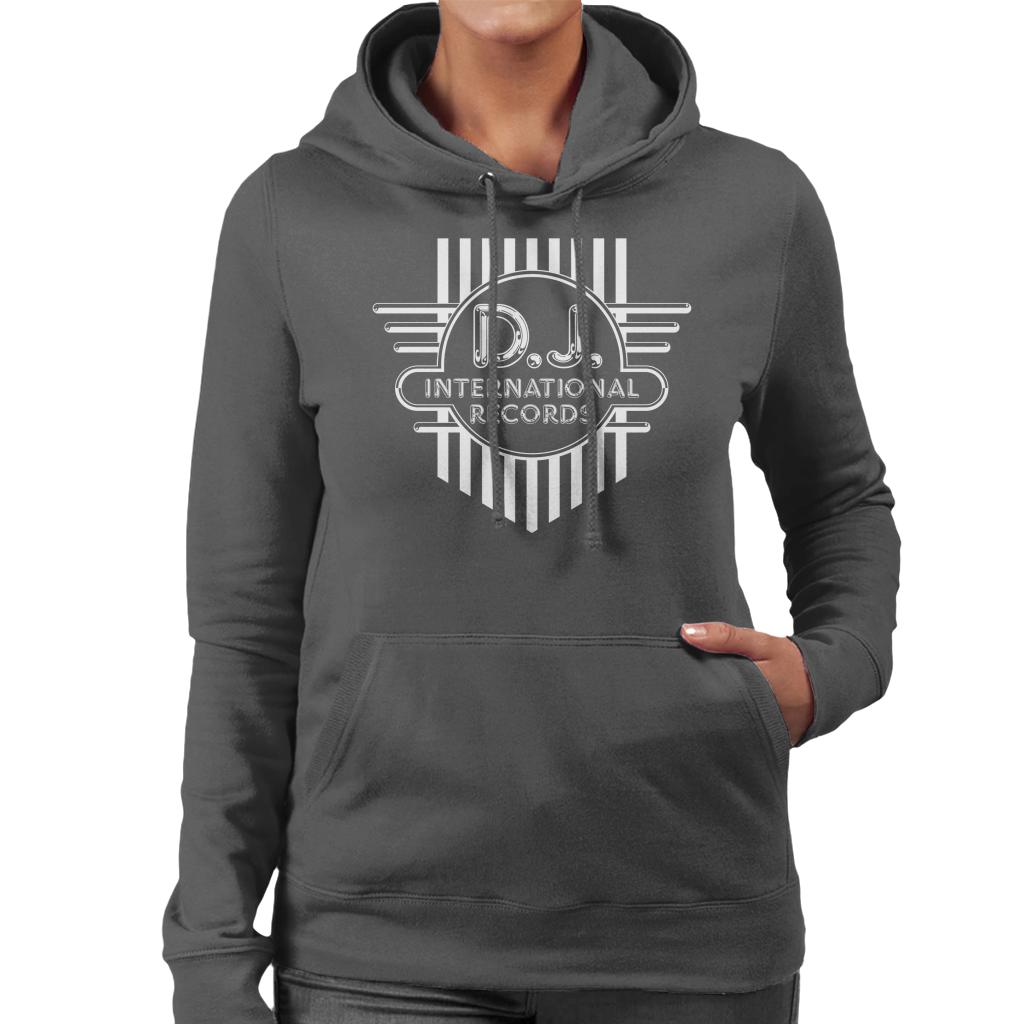 DJ International Records Cross Logo Women's Hooded product image 4