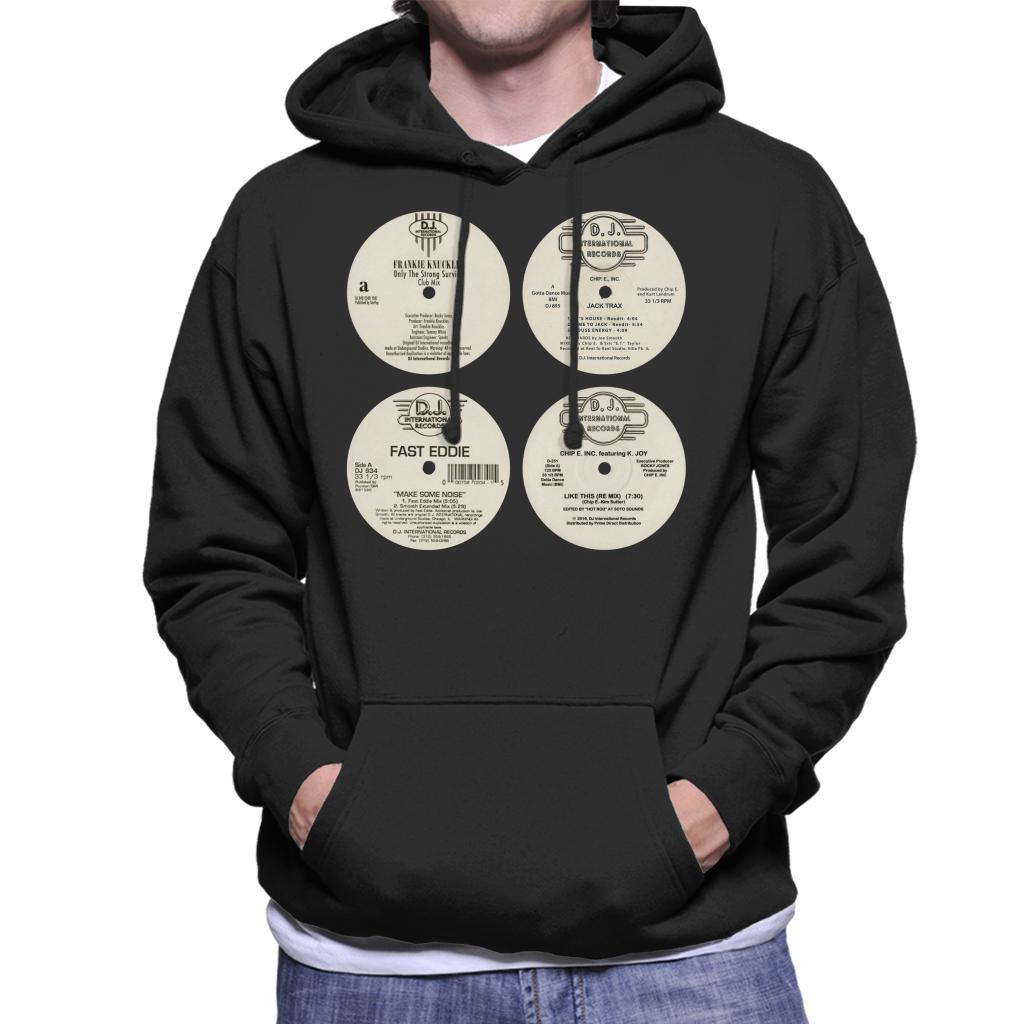 DJ International Classic Records Men's Hooded Sweatshirt product image 1