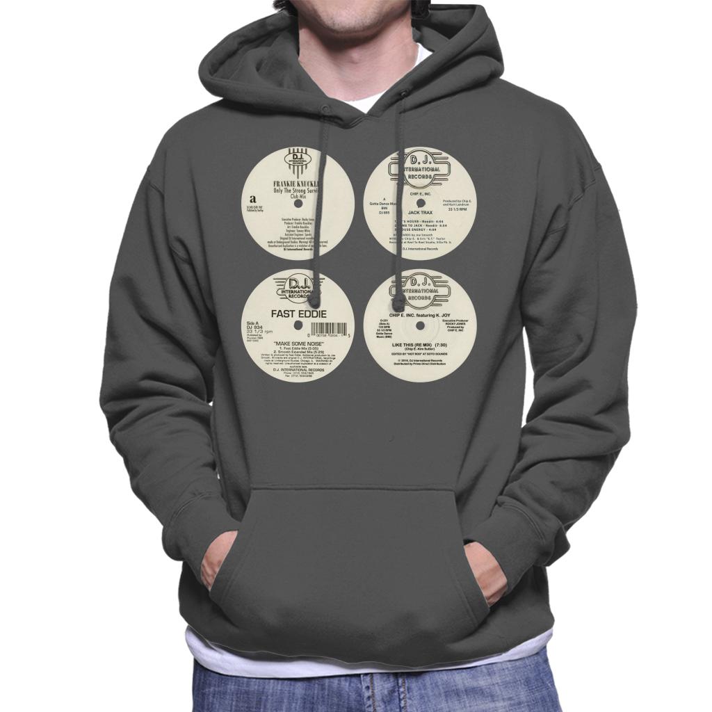 DJ International Classic Records Men's Hooded Sweatshirt product image 4