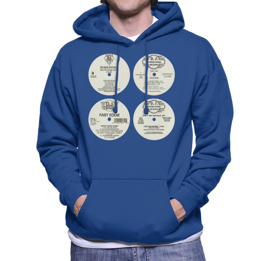 DJ International Classic Records Men's Hooded Sweatshirt product image 6