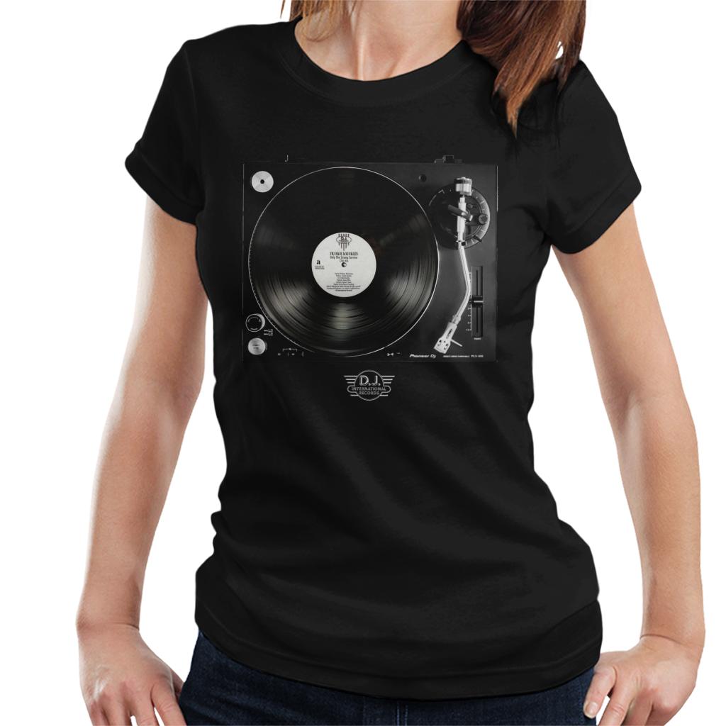 DJ International Records Turntable Women's T-Shirt product image 1