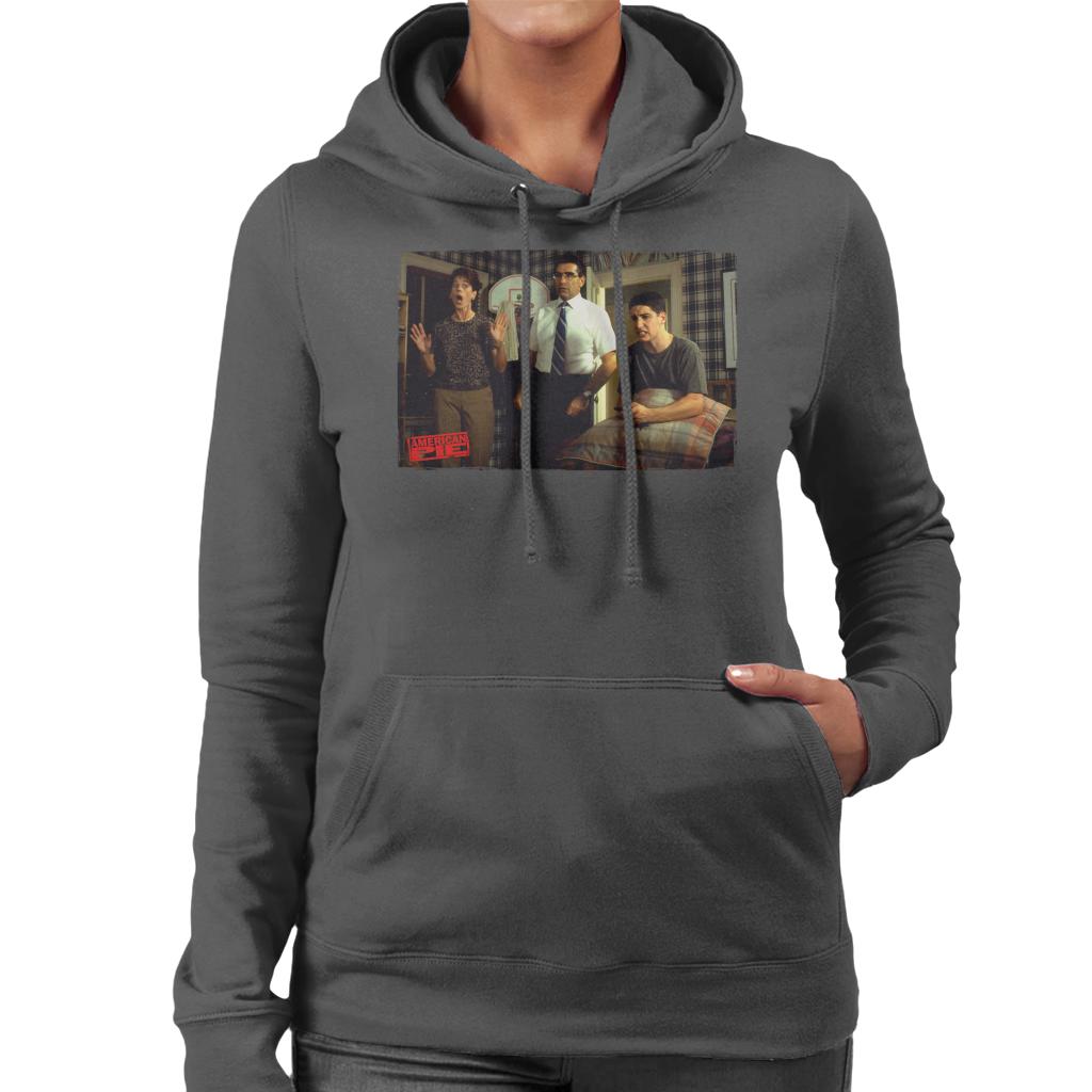 American Pie Jim Caught By Parents Women's Hooded Sweatshirt product image 1