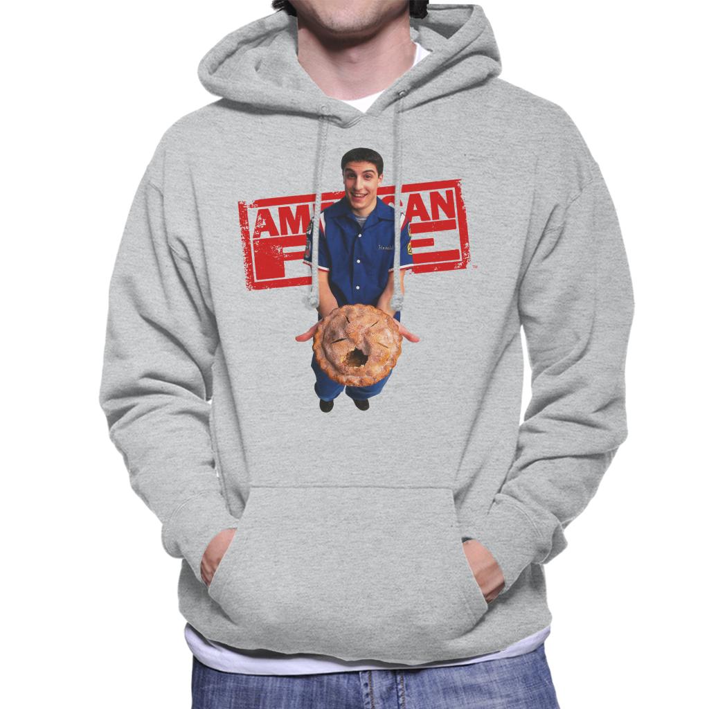 American Pie Jim Holding Eaten Men's Hooded Sweatshirt product image 1