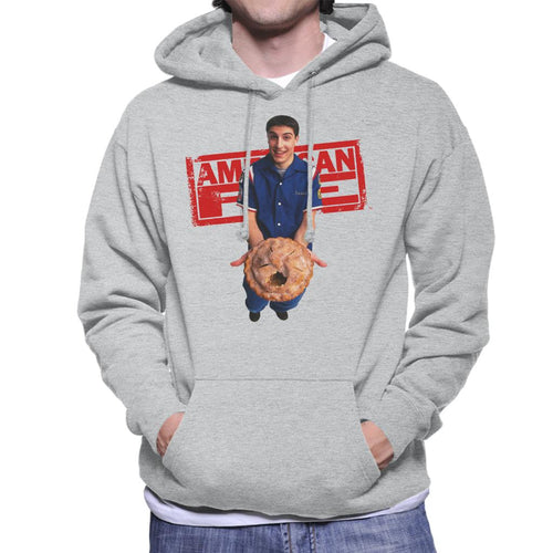 American Pie Jim Holding Eaten Men's Hooded Sweatshirt product image 1