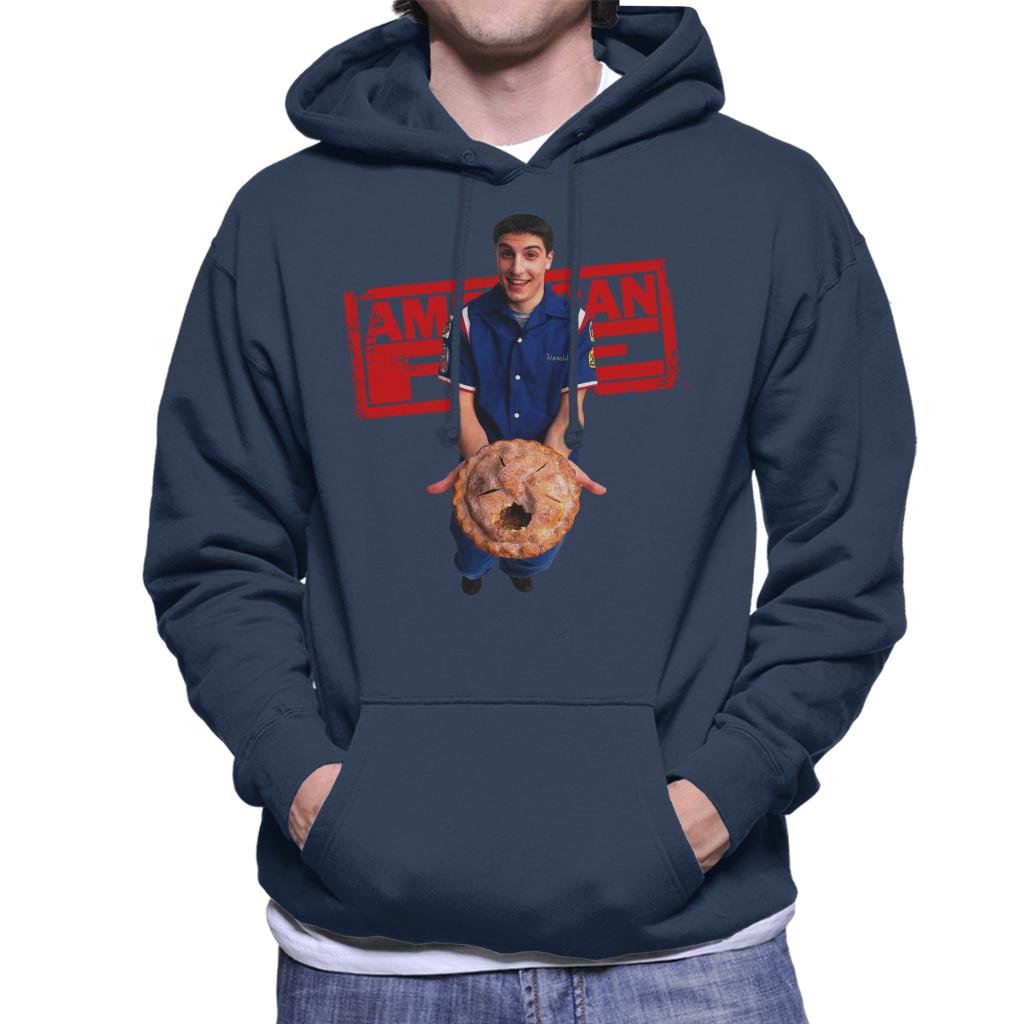 American Pie Jim Holding Eaten Men's Hooded Sweatshirt product image 6
