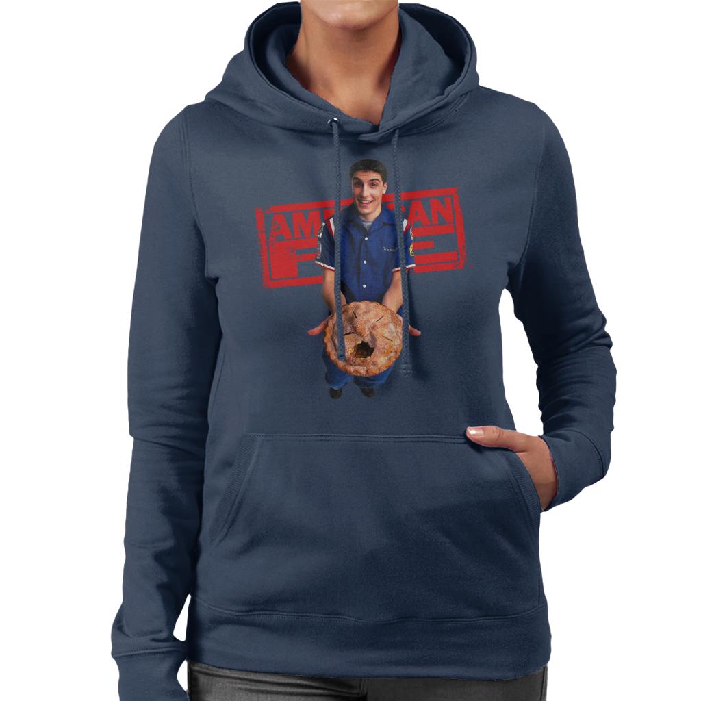 American Pie Jim Holding Eaten Women's Hooded Sweatshirt product image 6