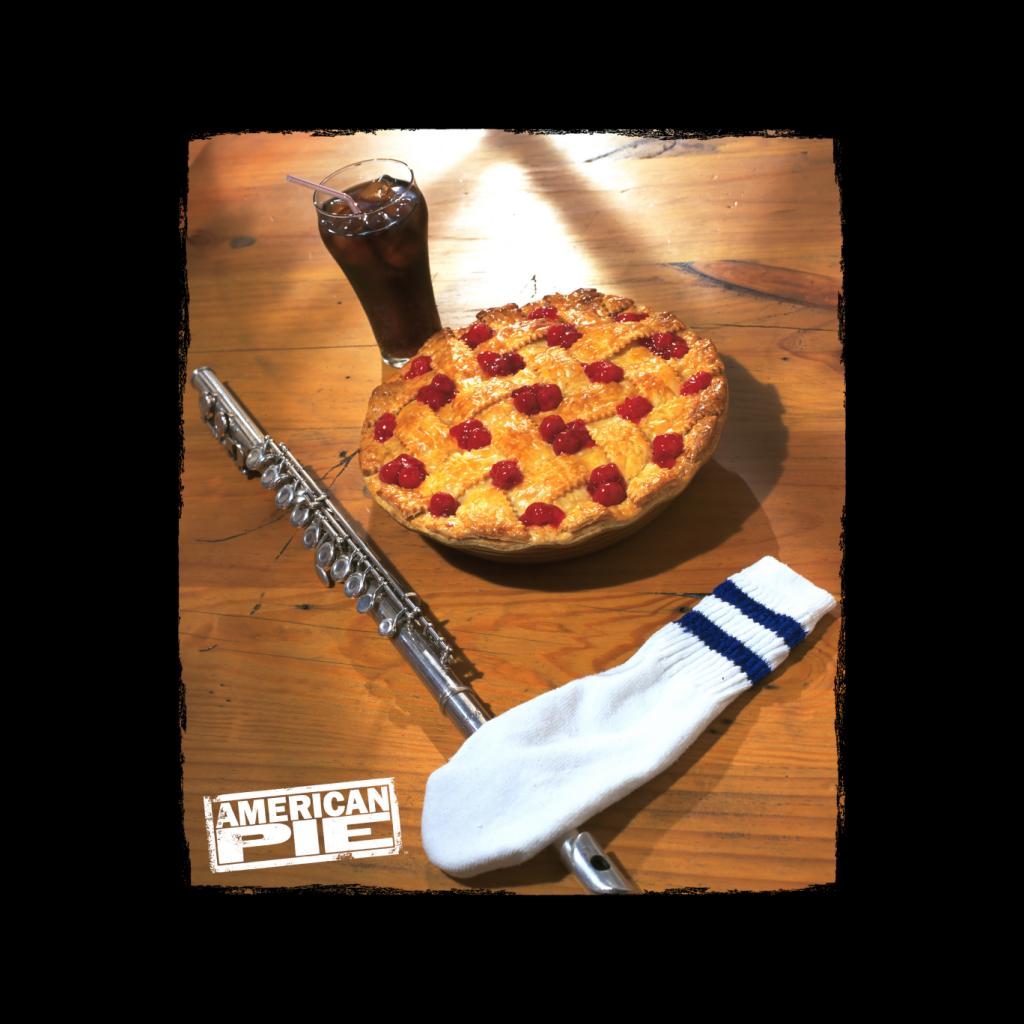 American Pie Flute Sock And Pie Women's Sweatshirt