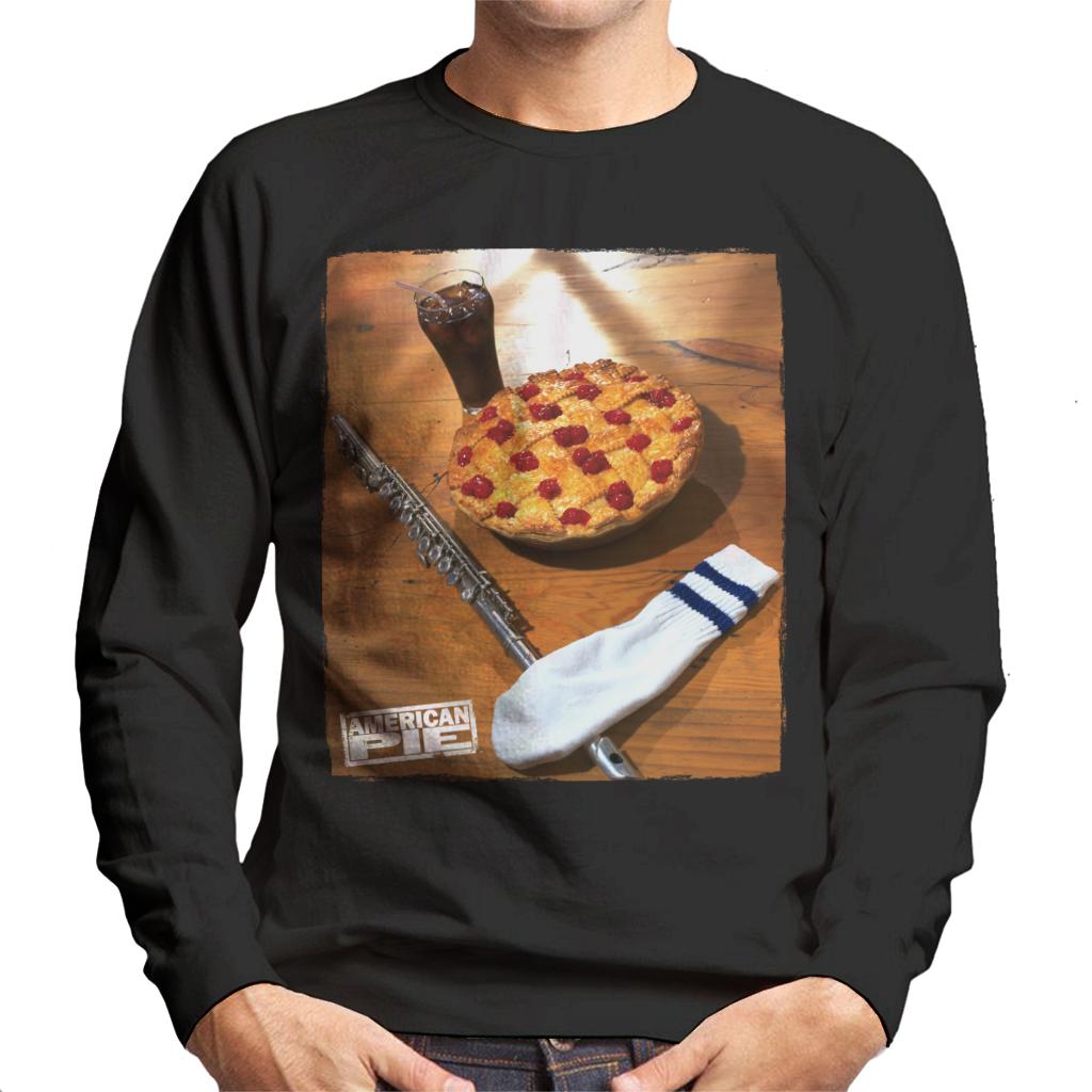 American Pie Flute Sock And Pie Men's Sweatshirt