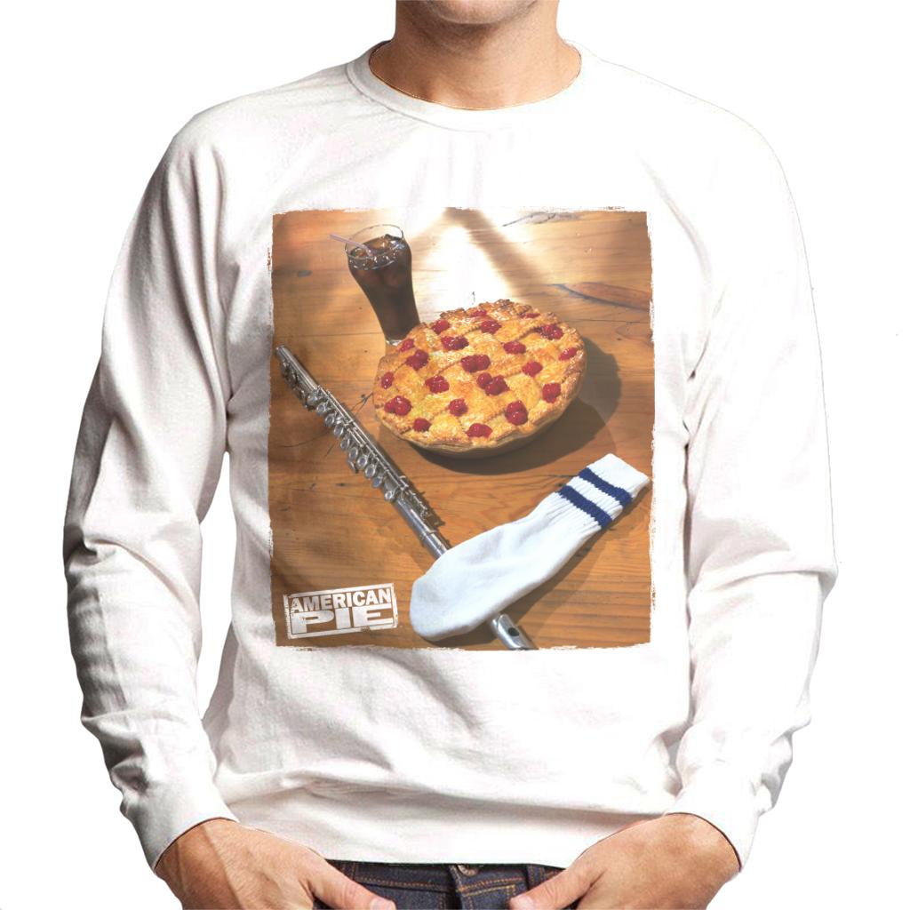 American Pie Flute Sock And Pie Men's Sweatshirt