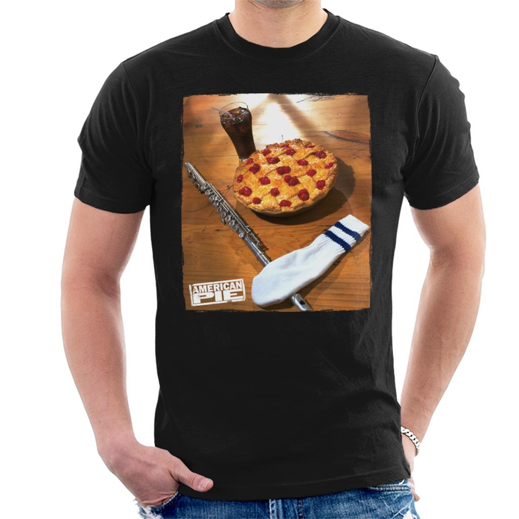 American Pie Flute Sock And Pie Men's T-Shirt