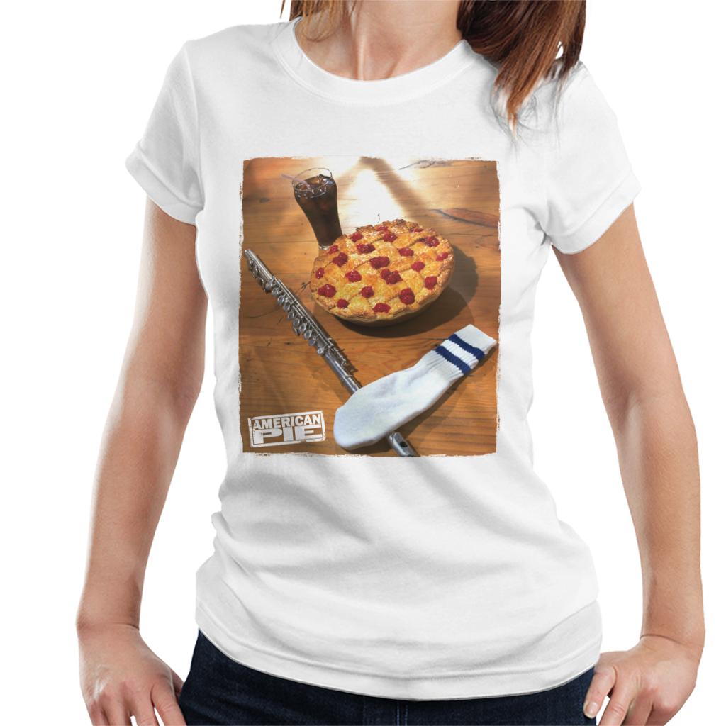 American Pie Flute Sock And Pie Women's T-Shirt