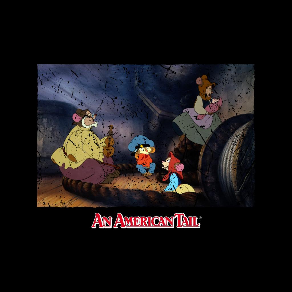 An American Tail Fievel And Family Women's Hooded Sweatshirt product image 2