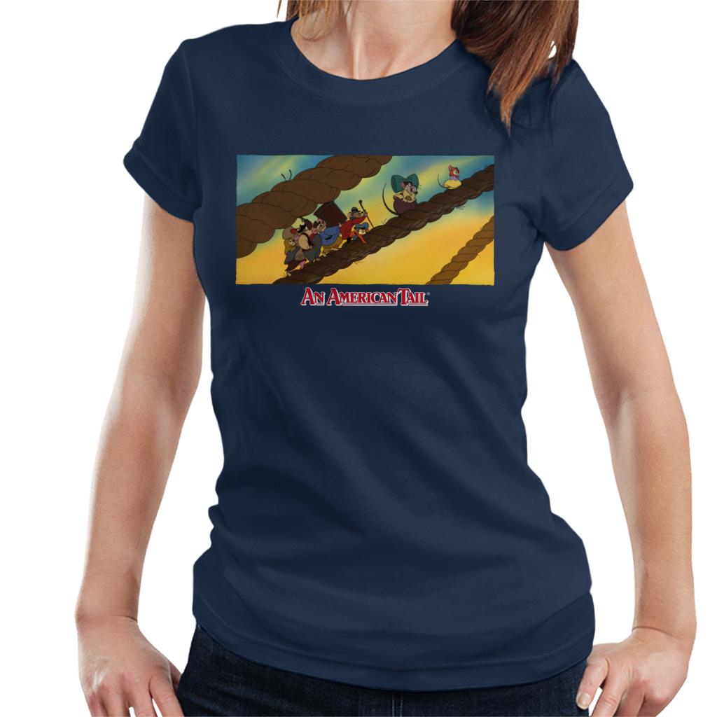 An American Tail Fievel And Family On Rope Women's T-Shirt product image 6