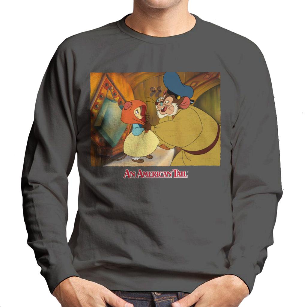 An American Tail Papa Holding Headscarf Men's Sweatshirt product image 4