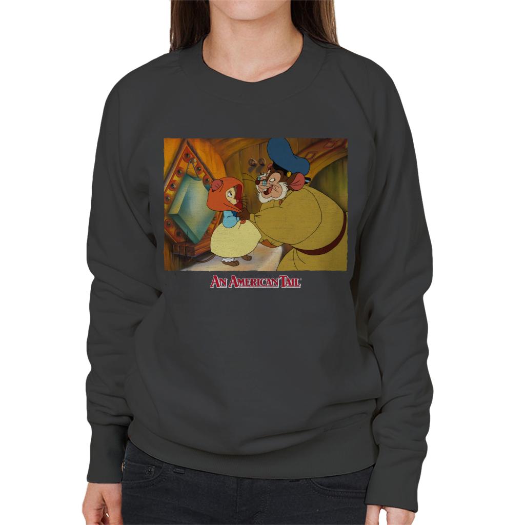An American Tail Papa Holding Headscarf Women's Sweatshirt product image 4
