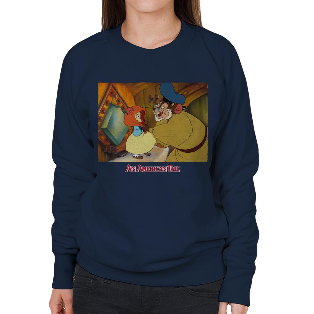 An American Tail Papa Holding Headscarf Women's Sweatshirt product image 6