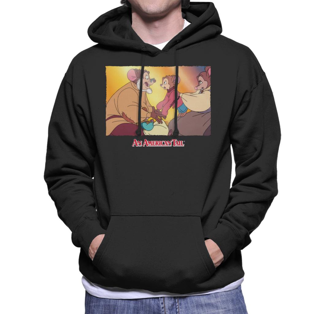 An American Tail Papa And Fievel Embrace Men's Hooded product image 1