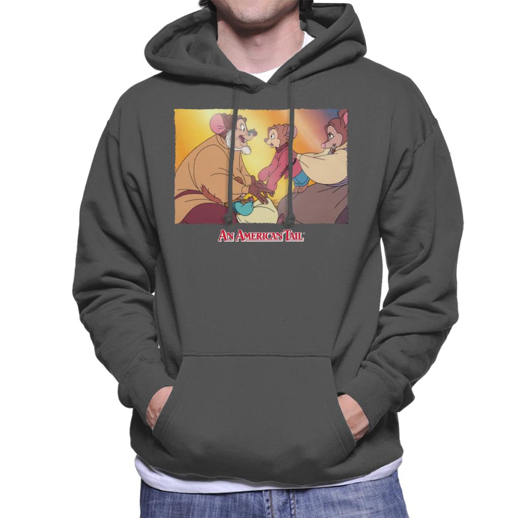 An American Tail Papa And Fievel Embrace Men's Hooded product image 4