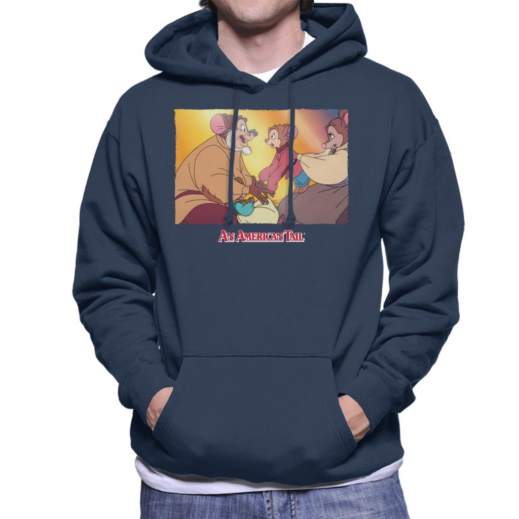 An American Tail Papa And Fievel Embrace Men's Hooded product image 6