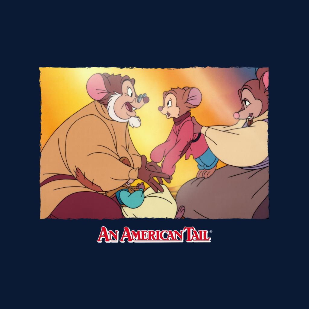 An American Tail Papa And Fievel Embrace Men's T-Shirt product image 7