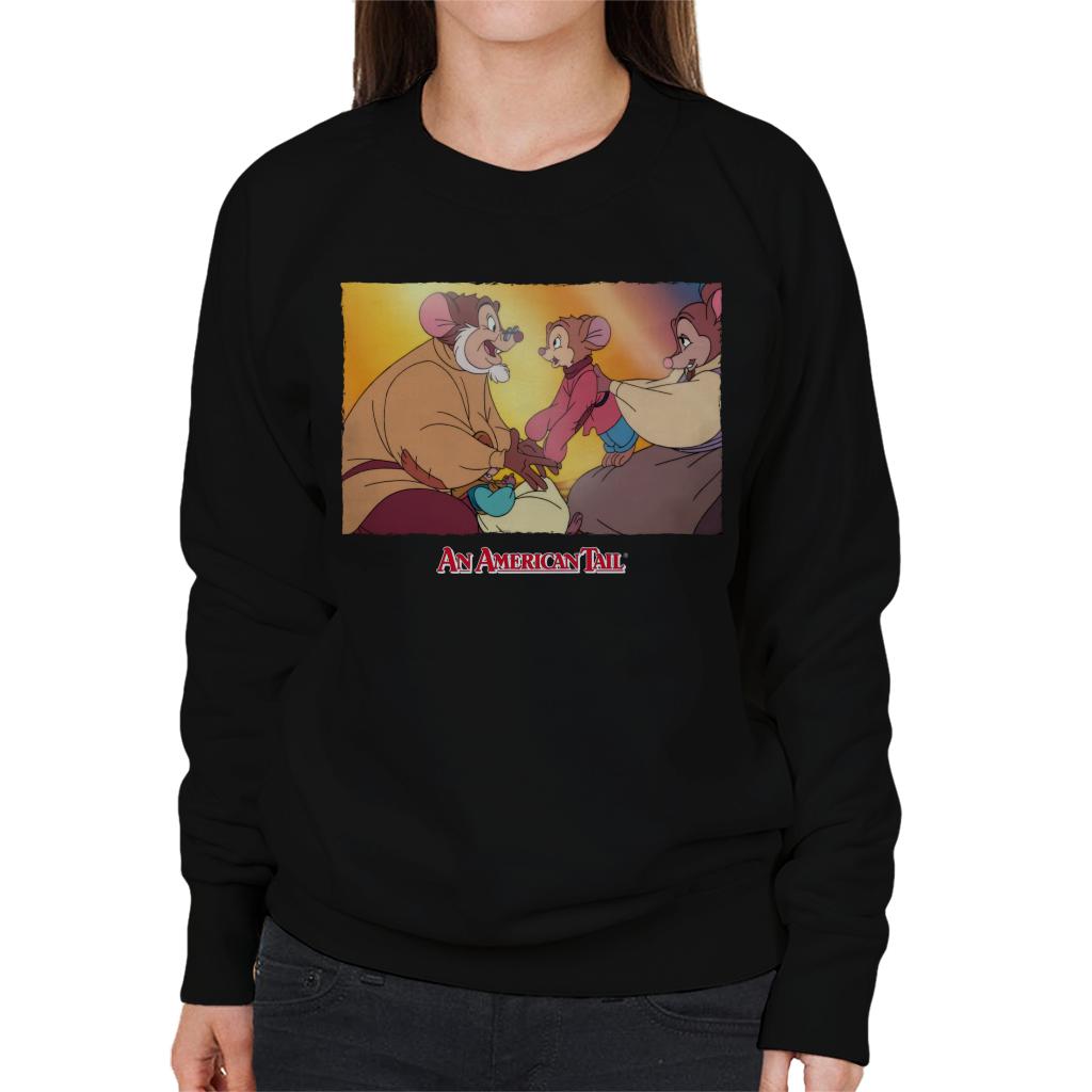 An American Tail Papa And Fievel Embrace Women's Sweatshirt product image 1