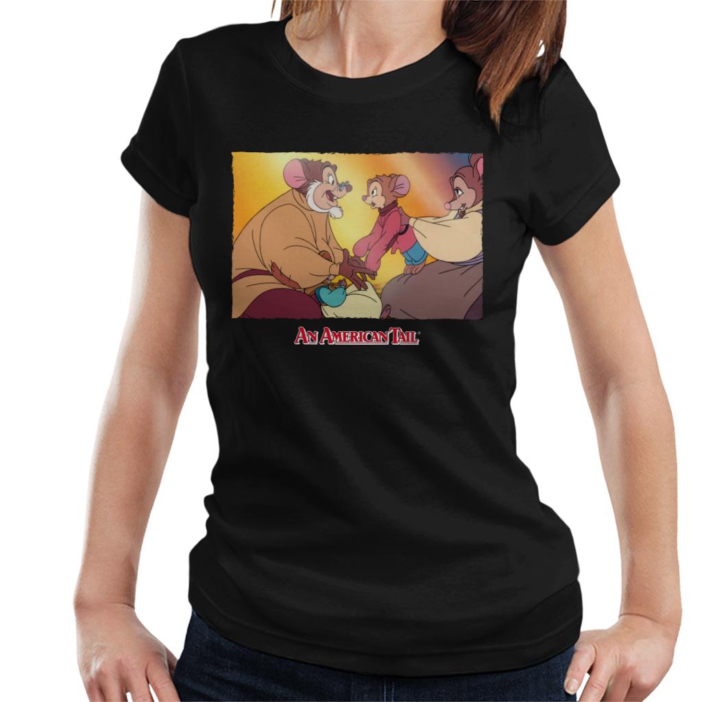 An American Tail Papa And Fievel Embrace Women's T-Shirt product image 1