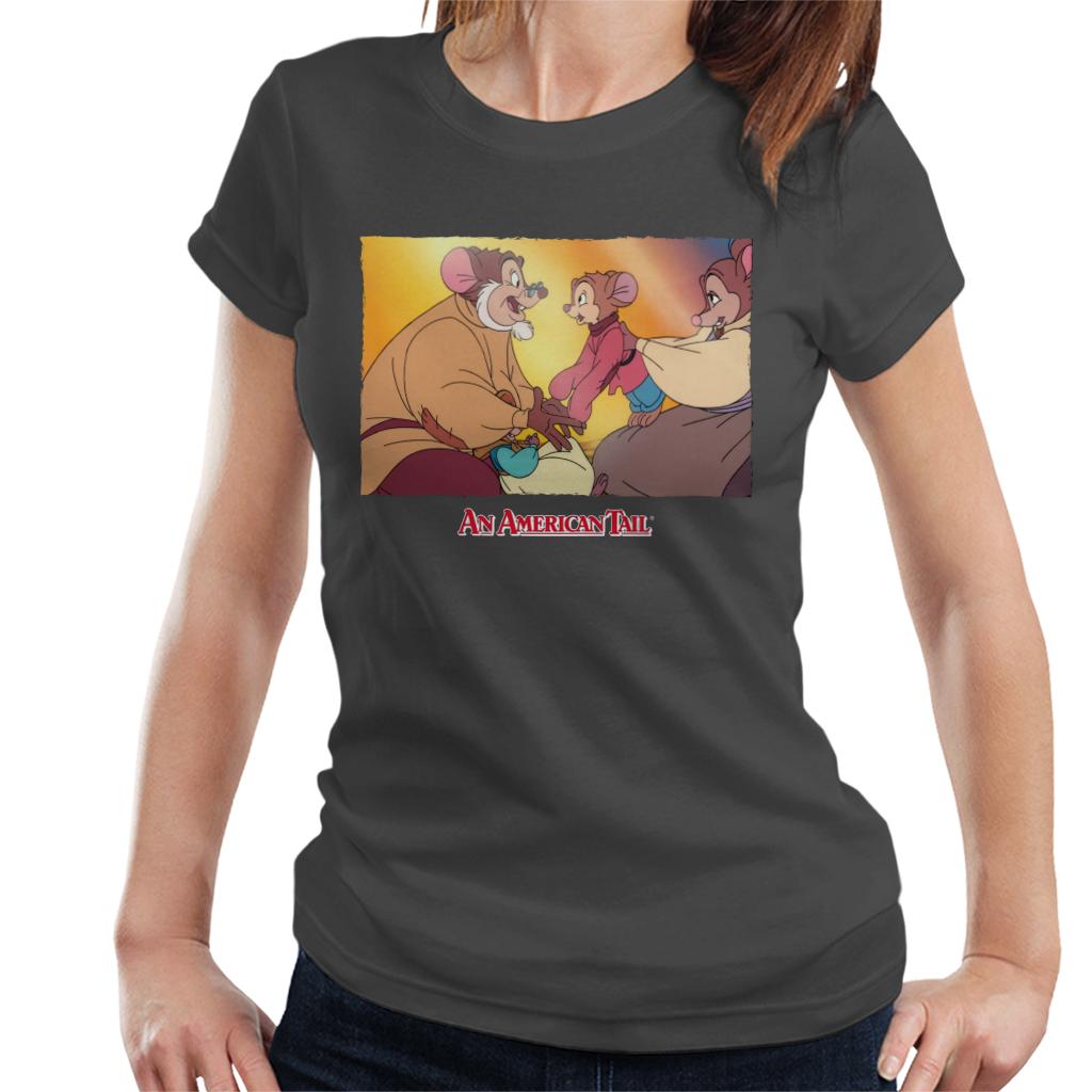 An American Tail Papa And Fievel Embrace Women's T-Shirt product image 4