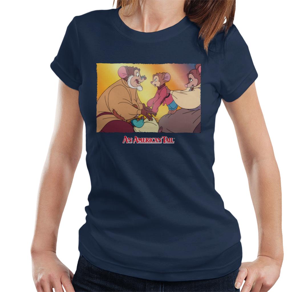 An American Tail Papa And Fievel Embrace Women's T-Shirt product image 6