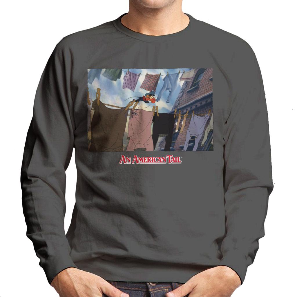 An American Tail Fievel Running On Rope Men's Sweatshirt product image 4