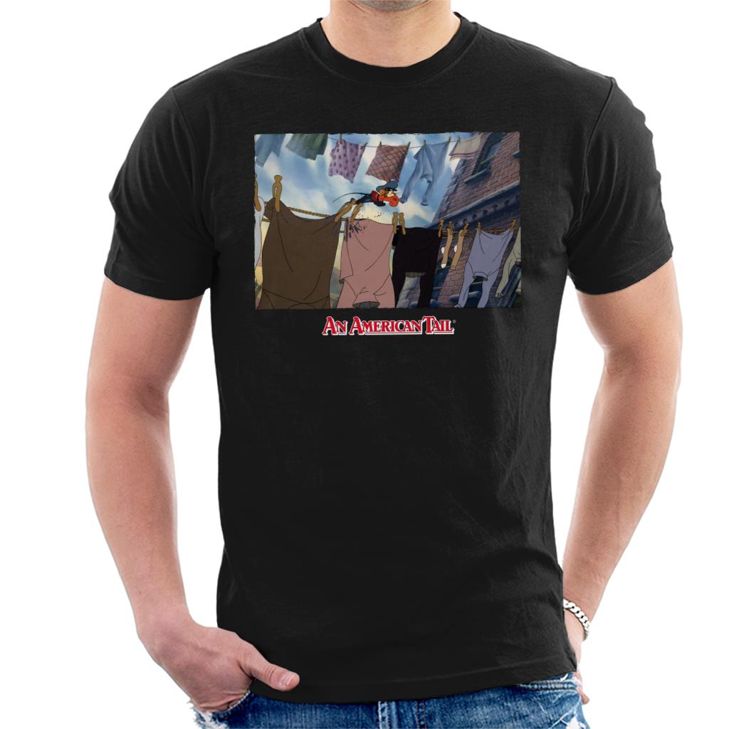 An American Tail Fievel Running On Rope Men's T-Shirt product image 1