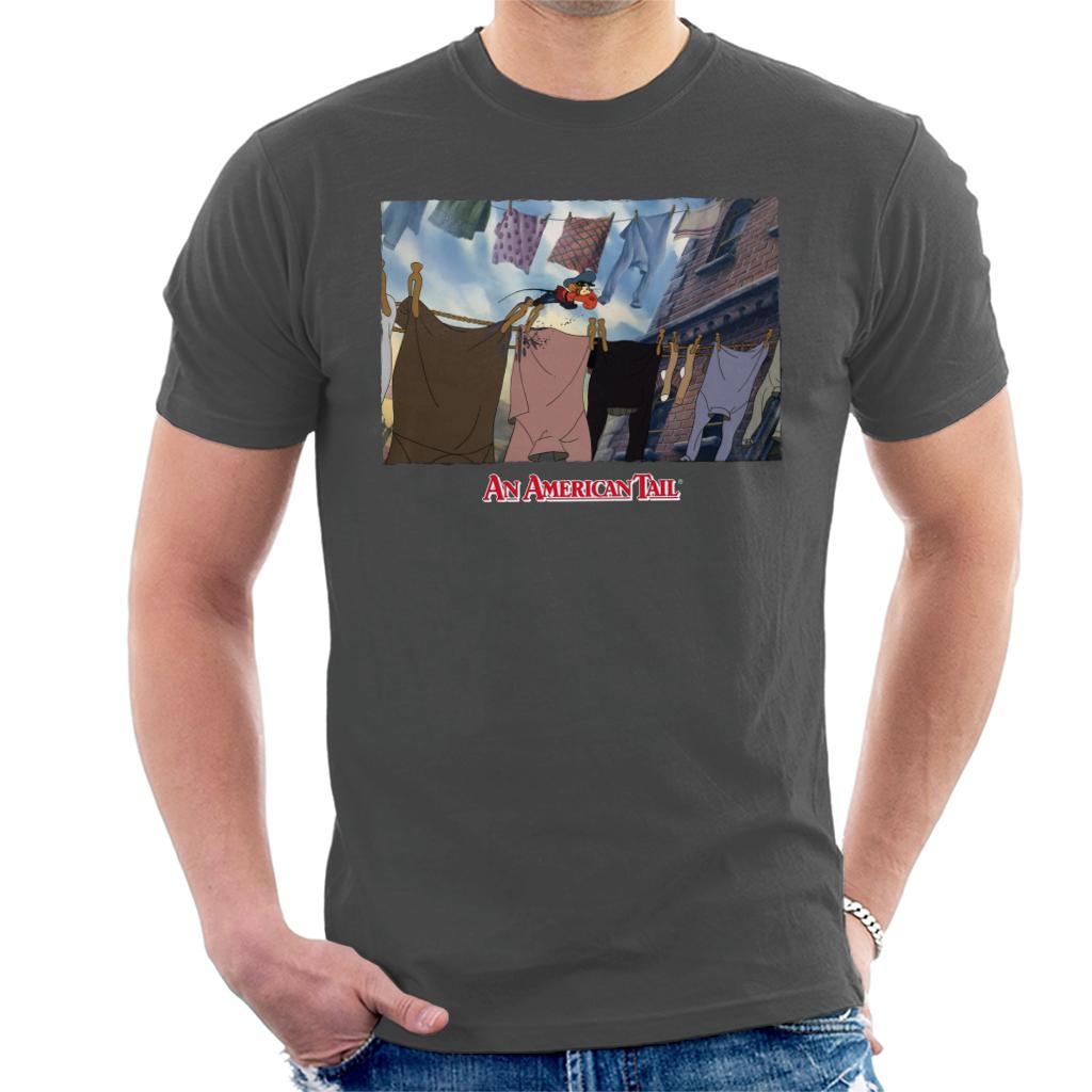 An American Tail Fievel Running On Rope Men's T-Shirt product image 4