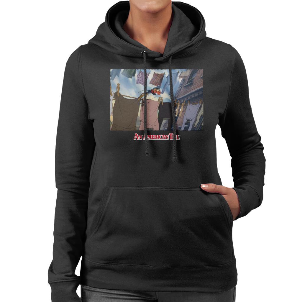 An American Tail Fievel Running On Rope Women's Hooded product image 1