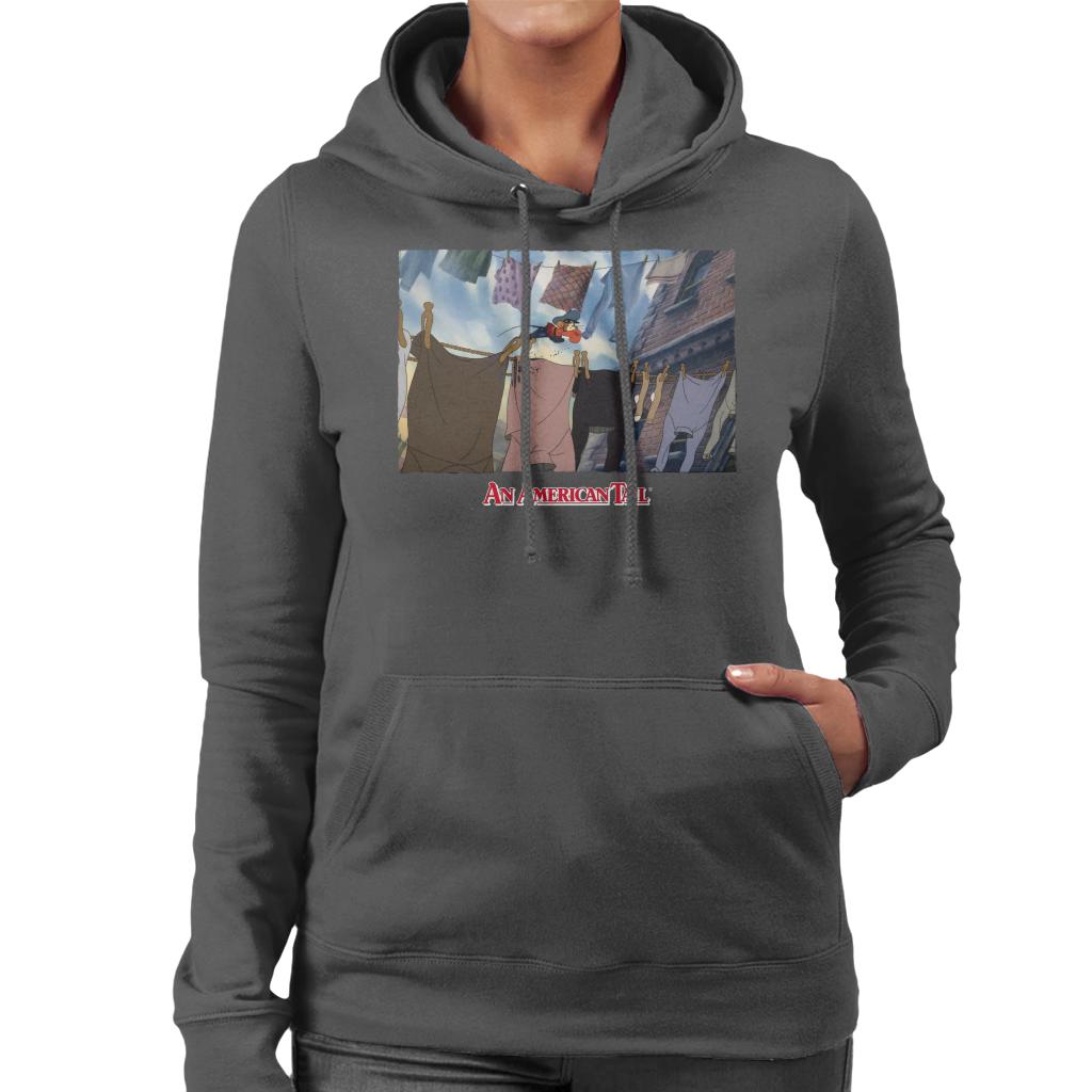 An American Tail Fievel Running On Rope Women's Hooded product image 4