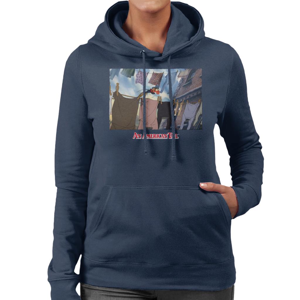 An American Tail Fievel Running On Rope Women's Hooded product image 6