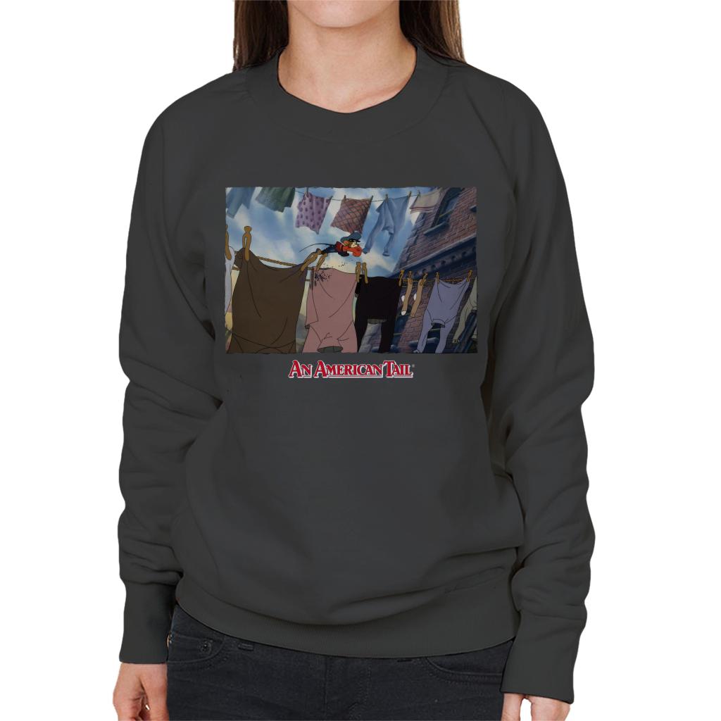 An American Tail Fievel Running On Rope Women's Sweatshirt product image 4