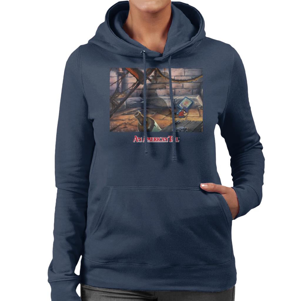 An American Tail Fievels Shadow Women's Hooded Sweatshirt product image 6