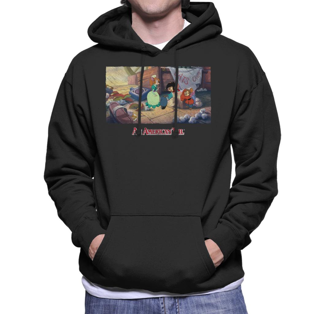An American Tail Bridget Gives Fievel A Home Men's Hooded product image 1